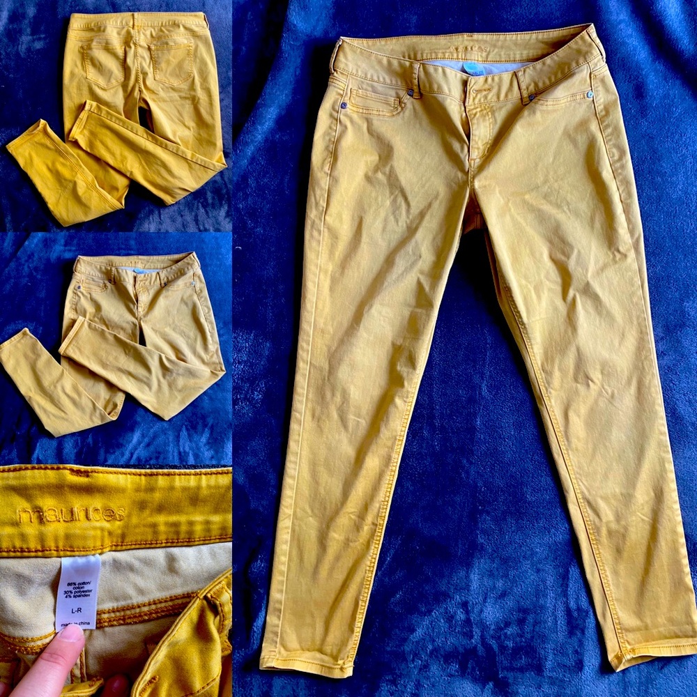 Mustard size large Maurice’s jegging